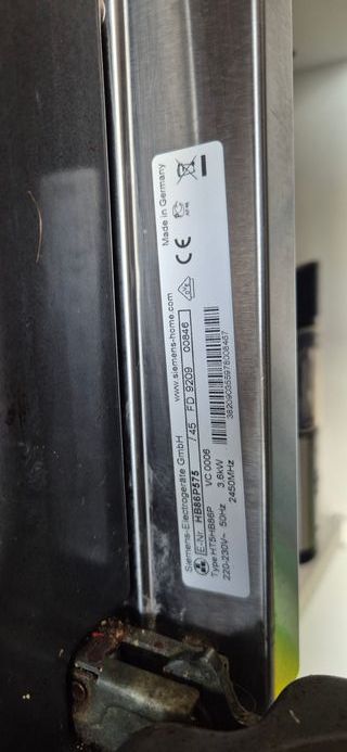 Forno compatto microonde Siemens