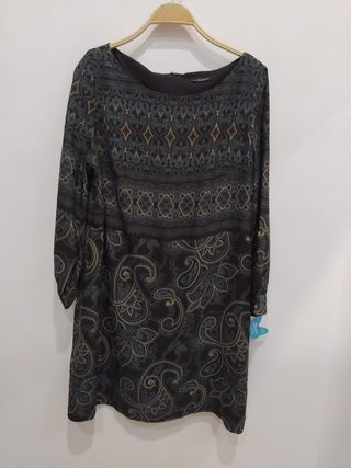 Vestido Javier Simorra estampado