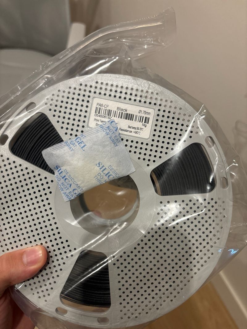 Filamento Fibra Carbono PA6-CF afbeelding 2