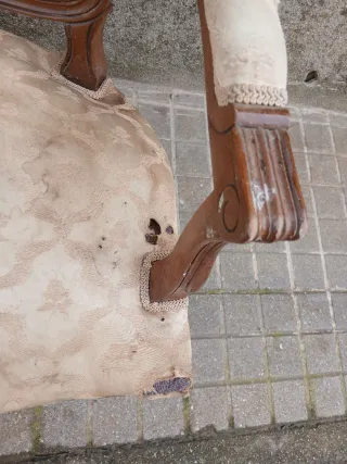 Sofá Estilo Luis XVI Tapizado