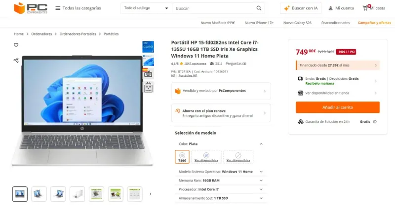 HP Pavilion 15 Laptop afbeelding 9