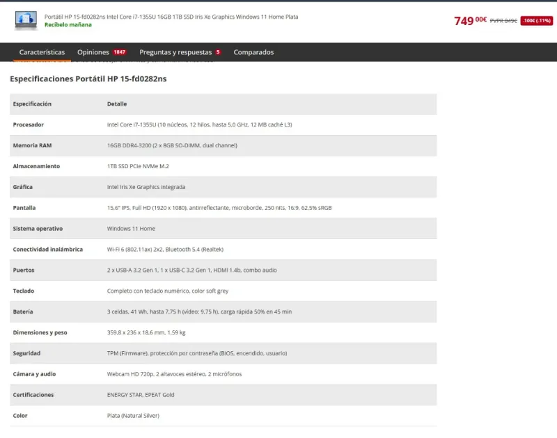HP Pavilion 15 Laptop afbeelding 10