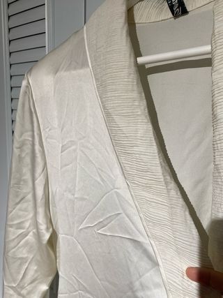 Bata lencera Gerese blanca/crema talla