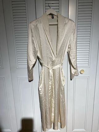 Bata lencera Gerese blanca/crema talla