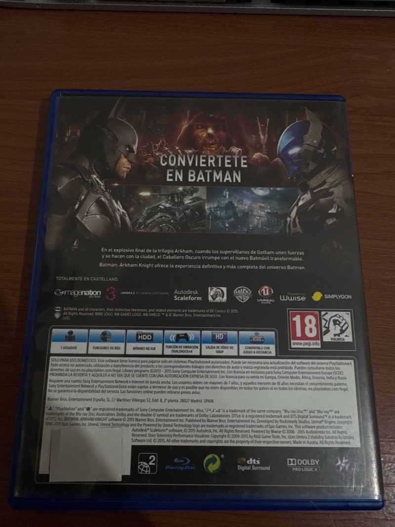 Batman Arkham Knight PS4 Juego afbeelding 3