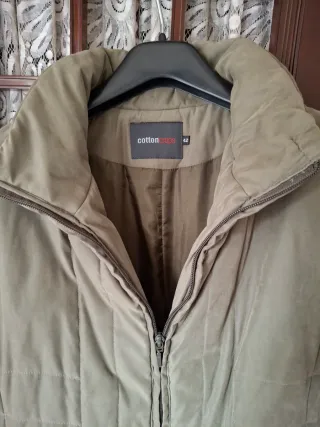 Chaqueta acolchada verde oliva