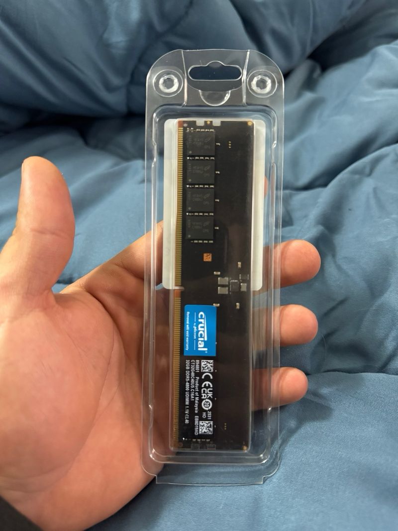 Crucial DDR5 32GB UDIMM 4800MHz afbeelding 2