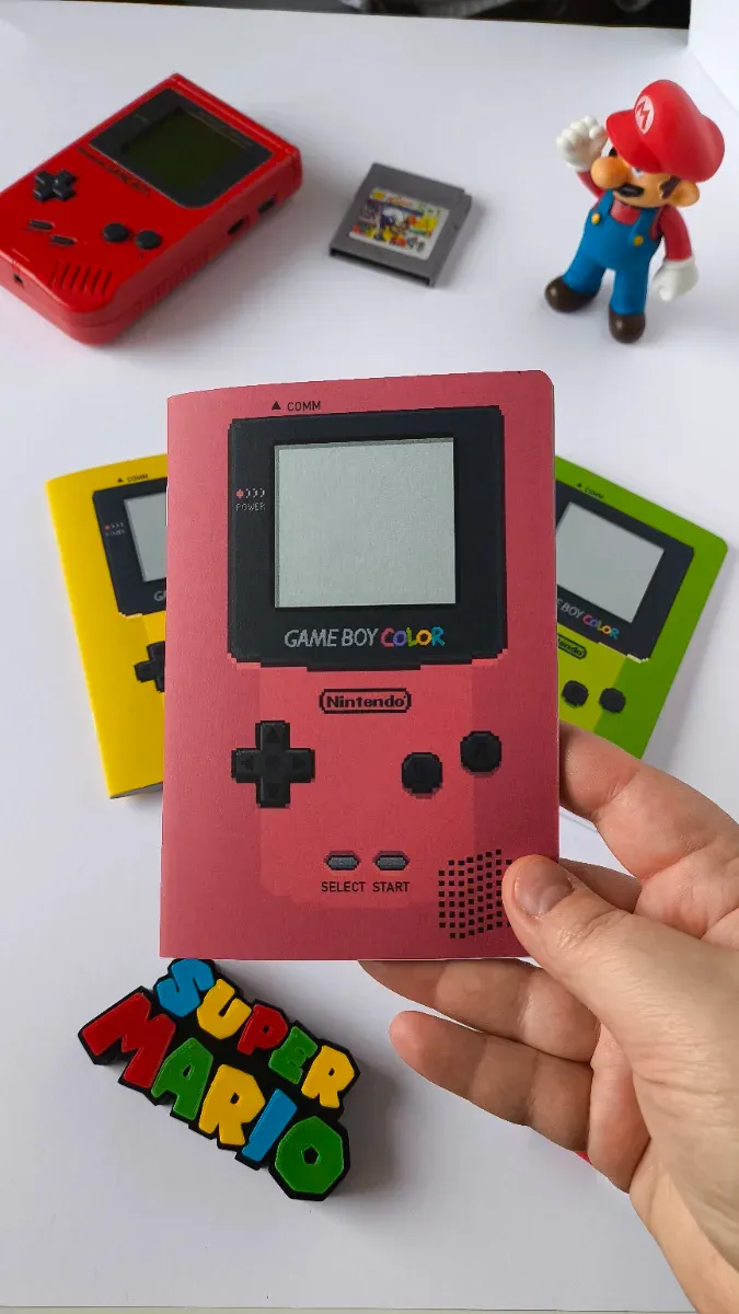 Set 4 Cuadernos GameBoy Retro A6 afbeelding 2
