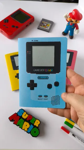 Set 4 Cuadernos GameBoy Retro A6
