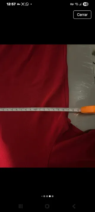 Polo Lacoste Rojo Talla L d292