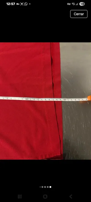 Polo Lacoste Rojo Talla L d292