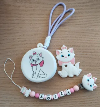 Chupeteros de silicona personalizados