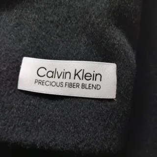 Gabardina Negra Calvin Klein