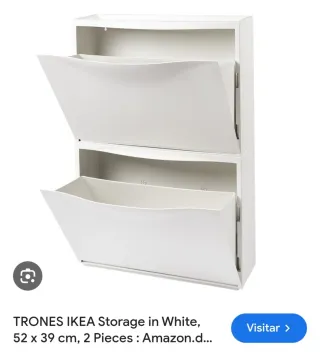 Zapatero IKEA TRONES Blanco Se venden 3 módulos