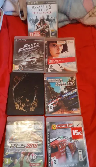 Lote 7 Juegos PS3: Assassin's Creed, SEGA Rally, P