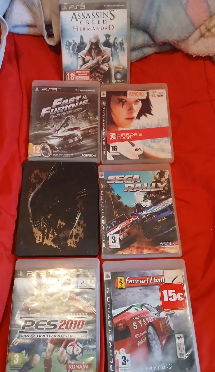 Lote 6 Juegos PS3: Assassin's Creed, SEGA Rally, P