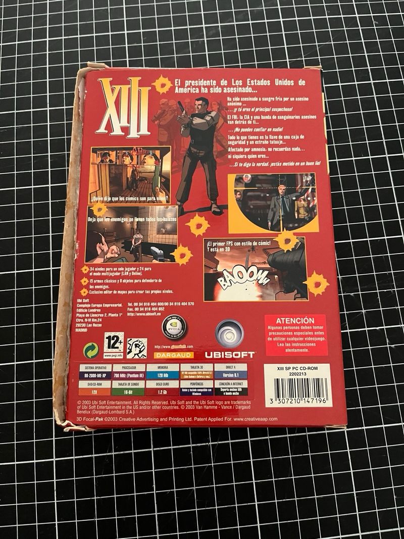Videojuego XIII PC CD-ROM afbeelding 2