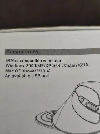 Mouse Ottico Verticale Wireless