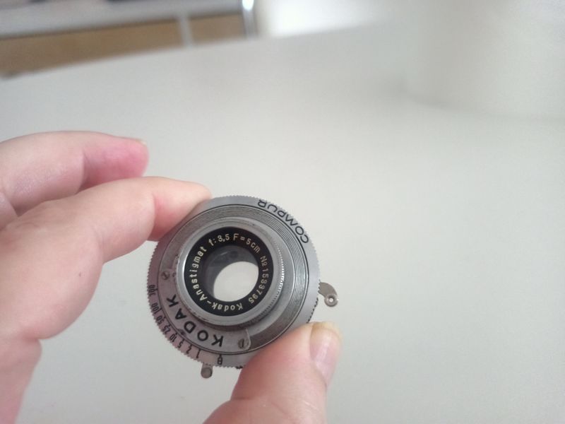 Kodak Anastigmat 50mm f/3.5 Compur afbeelding 2