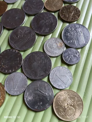 Lote monedas Italia