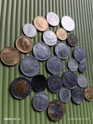 Lote monedas Italia