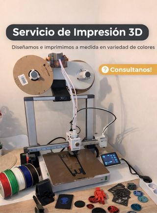 Servicio de impresion 3D, diseño y colores