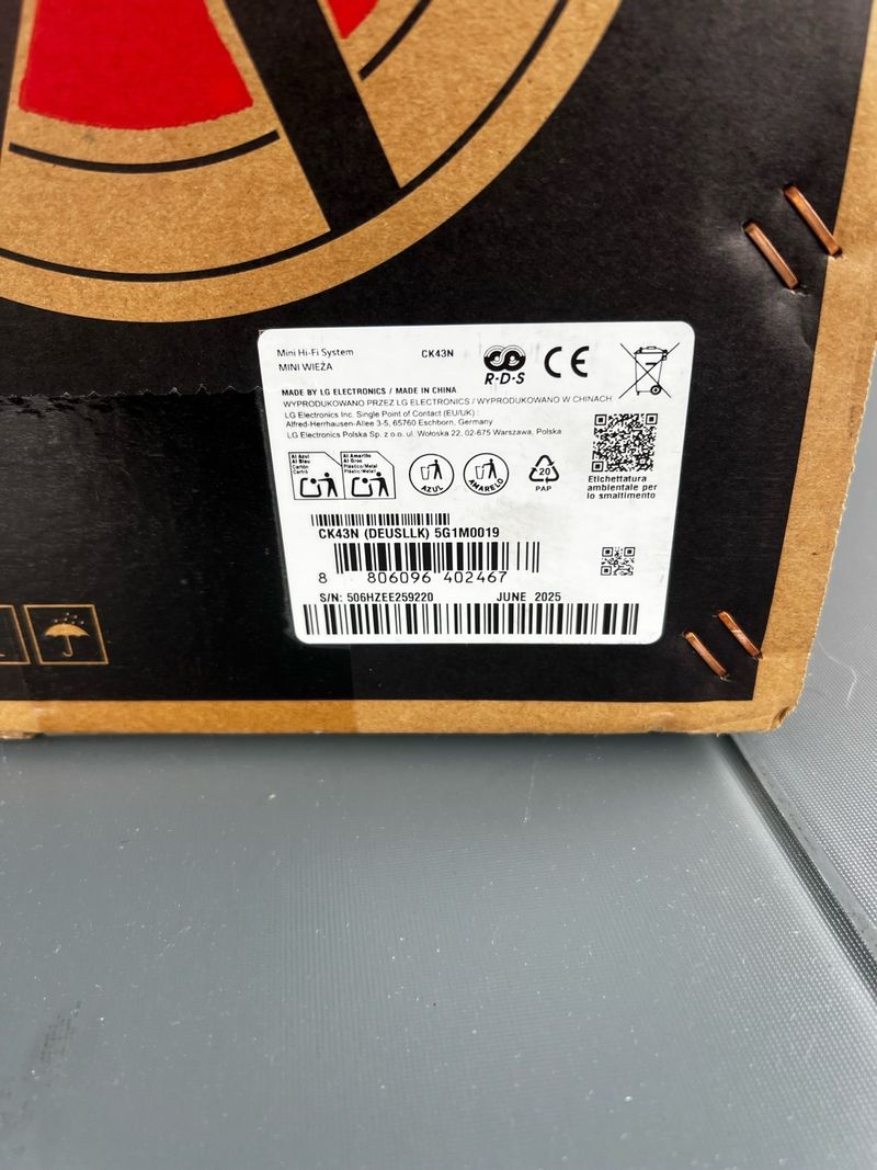 LG XBOOM CK43N Minicadena  Hi-Fi nueva afbeelding 10