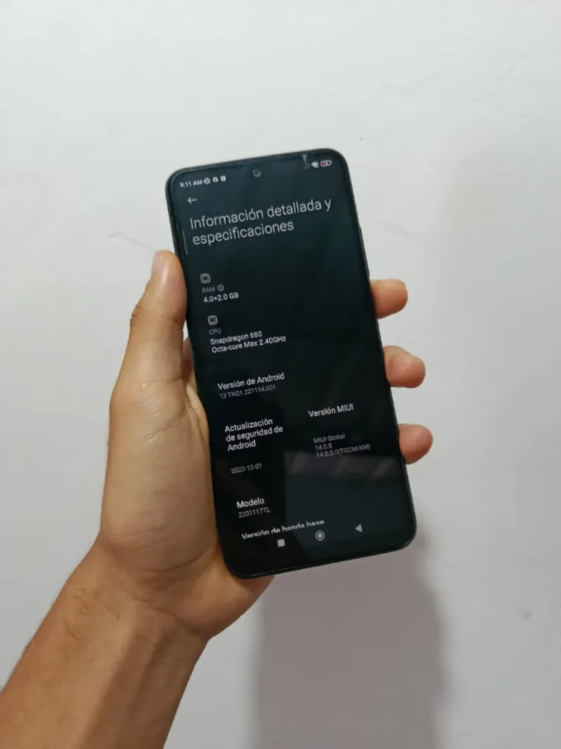Xiaomi Redmi Note 11 128GB Negro