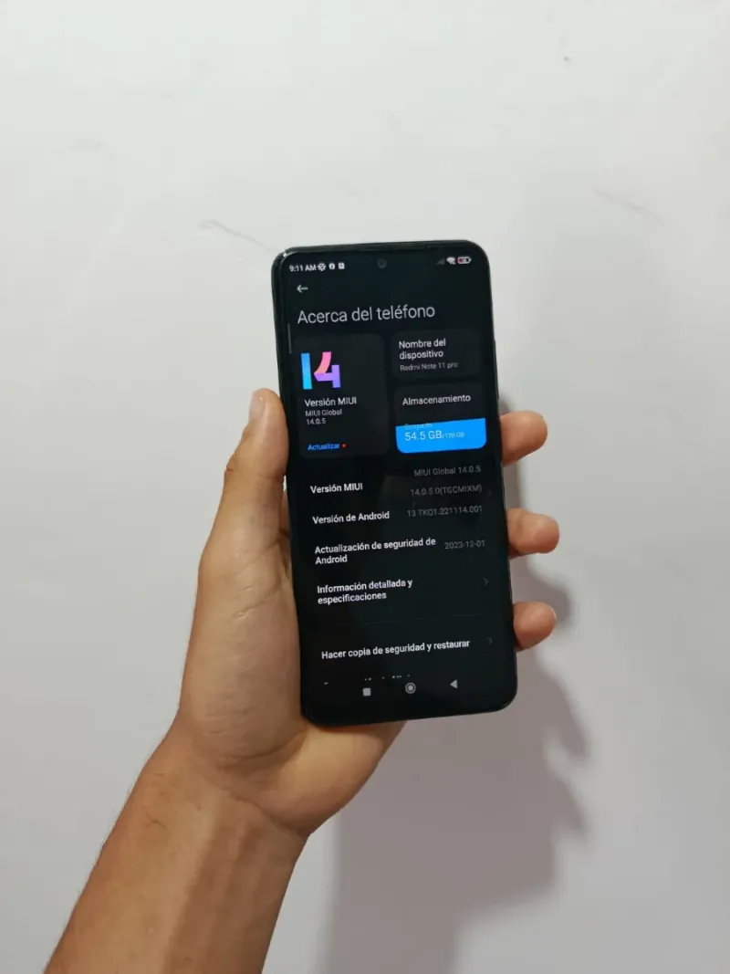 Xiaomi Redmi Note 11 128GB Negro afbeelding 6