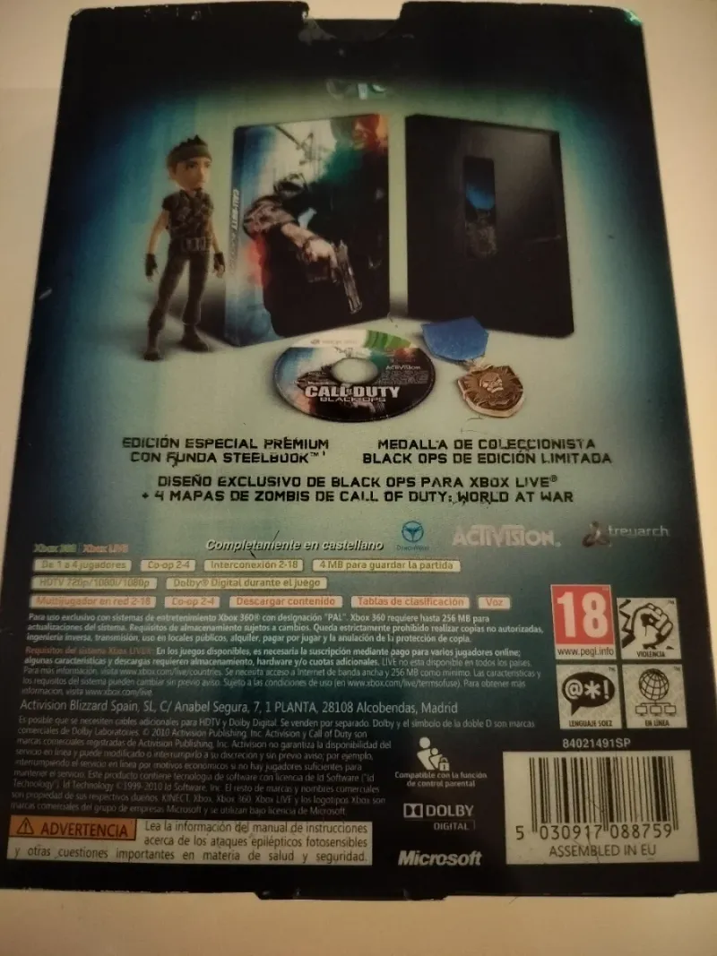 Call of Duty Black Ops Xbox 360 Edición Blindada afbeelding 2