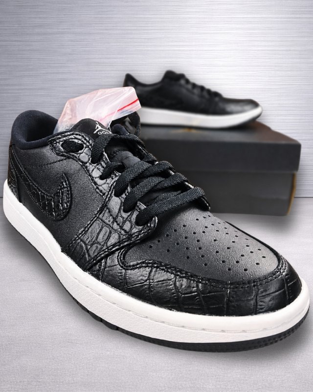 Jordan 1 Low G Black Croc T.39 Nuevas DD9315-003