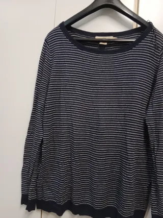 Jersey rayas azul marino Talla XL