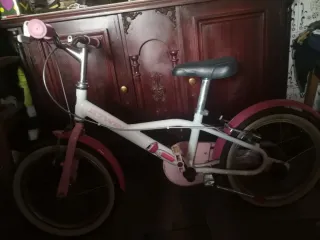 Bicicleta infantil BTWIN rosa