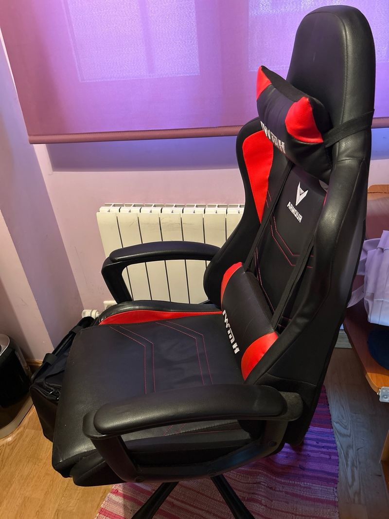 Silla Gamer Negra y Roja afbeelding 4
