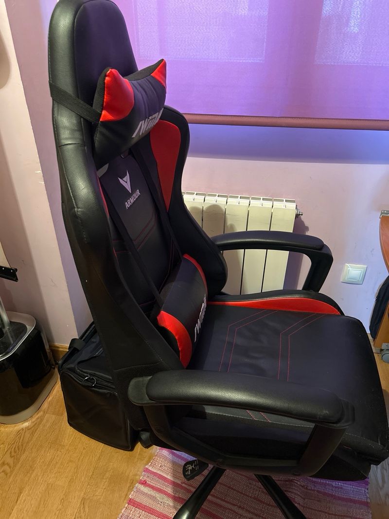 Silla Gamer Negra y Roja afbeelding 3