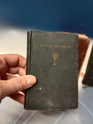 4 libros religiosos años 30, con jesus al paraiso