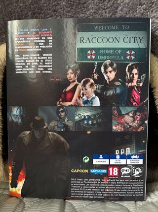 Funda/Slicopver Resident Evil 2 Remake PS4/Xbox