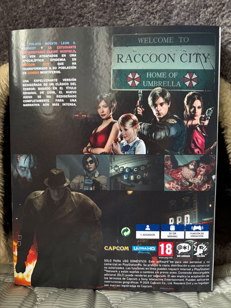 Funda/Slicopver Resident Evil 2 Remake PS4/Xbox afbeelding 3