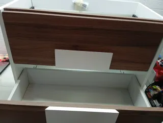 Mueble de baño con 2 cajones sin lavabo
