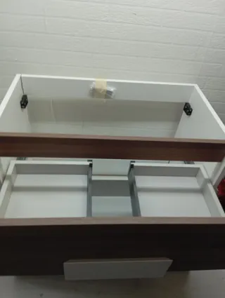 Mueble de baño con 2 cajones sin lavabo