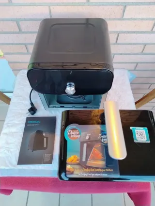 Cecotec Freidora Aire Doble Resistencia 6L