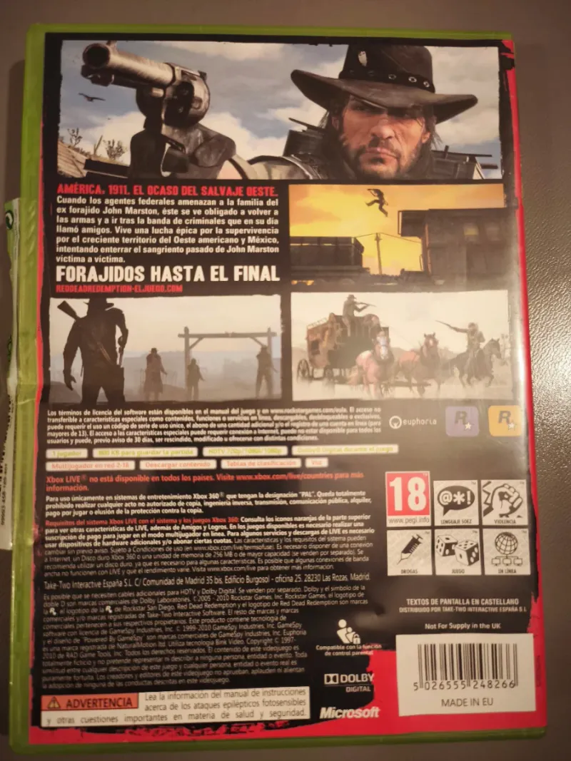 Red Dead Redemption Xbox 360 LEER!! afbeelding 2