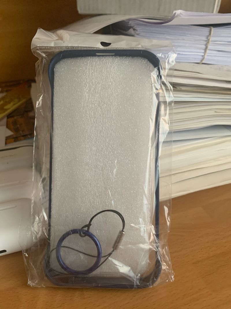 Funda iPhone 16 Azul con Aro