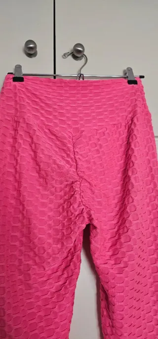 Mayas rosas fucsia con frunce