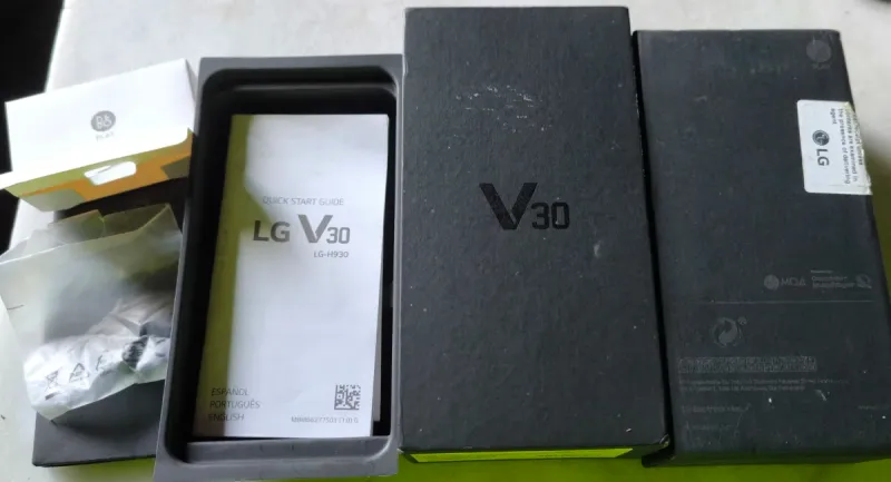 Caja LG V30 vacía. afbeelding 6