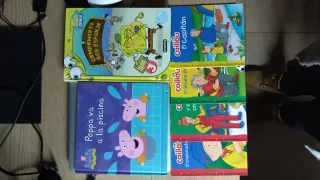 Pack Peppa Pig, Bob Esponja y Caillou