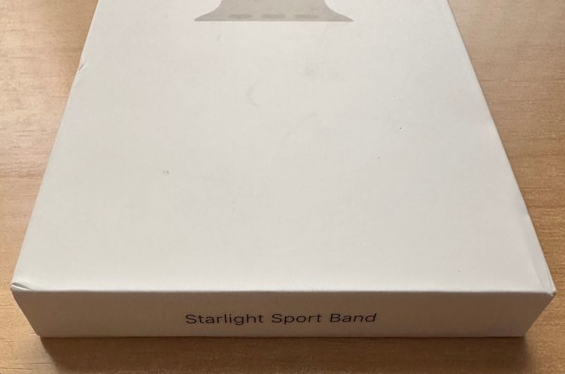 Apple Watch 41mm. Starlight Sport Band afbeelding 4