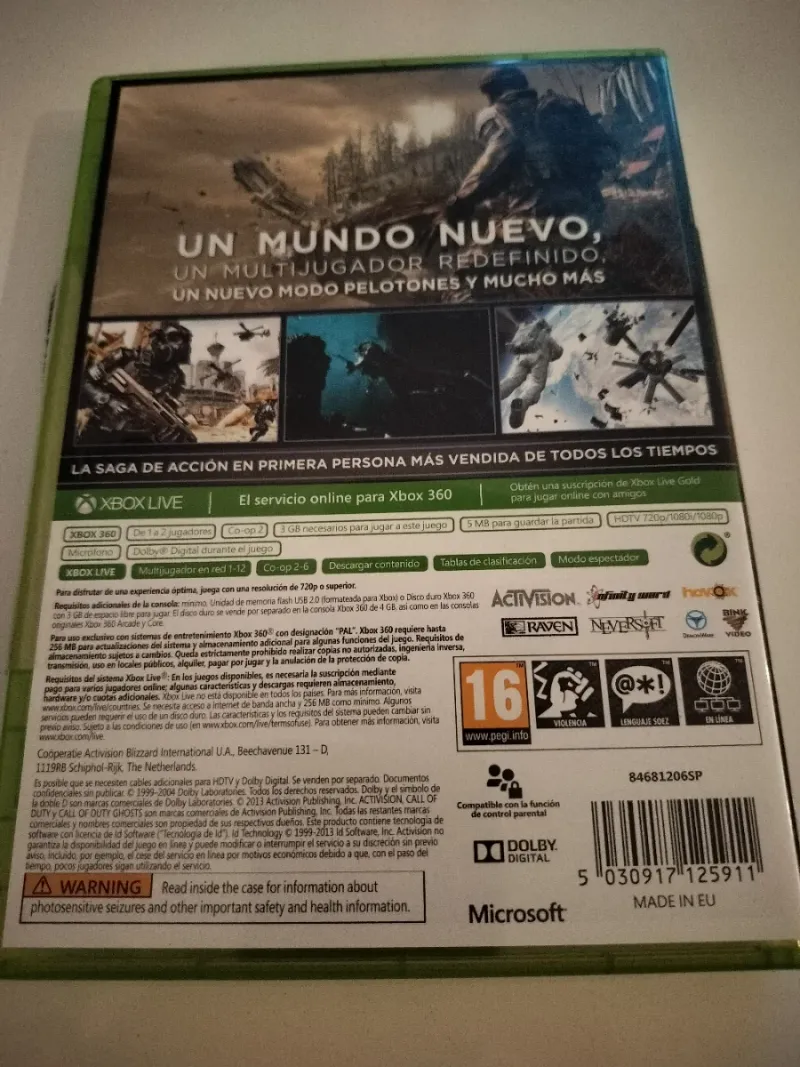 Call of Duty: Ghosts Xbox 360 afbeelding 3