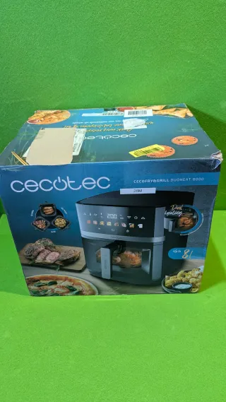 Cecotec Freidora de Aire 8L Doble Grill