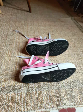Converse niña rosa